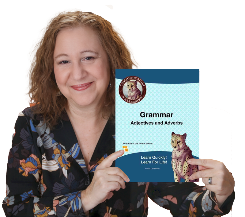 Adjectives and Adverbs worksheet by Speech Language Pathologist Lisa Flowers