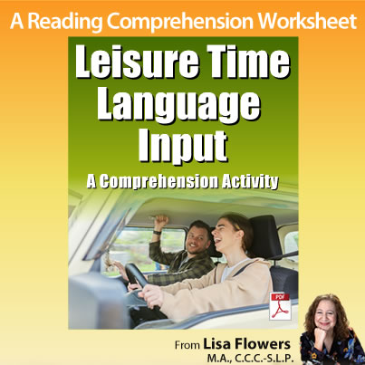 Leisure Time Language Input Homework Assignment